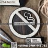 Bảng Gỗ cấm hút thuốc (No Smoking) dán tường TC01